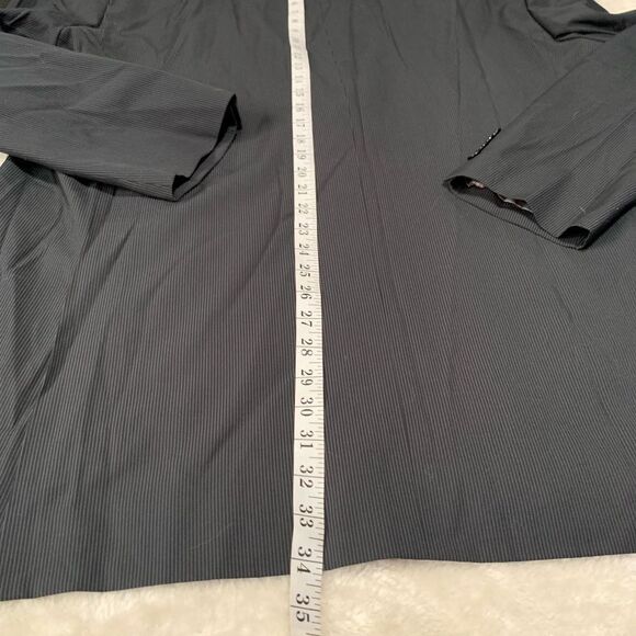 New Fubu Collection Mens Black White Striped Button Blazer Jacket Size 50L - Picture 8 of 10